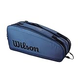 Wilson Tour Ultra 6PK Racket Bag für Erwachsene, Unisex, Blau/Einheitsgröße WR8024101+