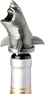 Stainless Steel Shark Wine Aerator Pourer - Deluxe Decanter Spout for Robust Red and White Wine - Pour Amore Bottle Pourer/Stopper & Air Diffuser by Chris's Stuff