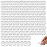 100 PCS NFC Tags Sticker NFC Chips Ntag215, Adhesive Back, Rewritable 504 Bytes Memory, Compatible with Tagmo and Amiibo as Well as NFC-Enabled Devices and Smartphones (1 in)