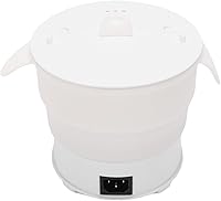 Vista 9 de Pssopp Cocina eléctrica plegable de ramen multifunción, fácil de plegar, ahorro de espacio, material de silicona, olla caliente de viaje