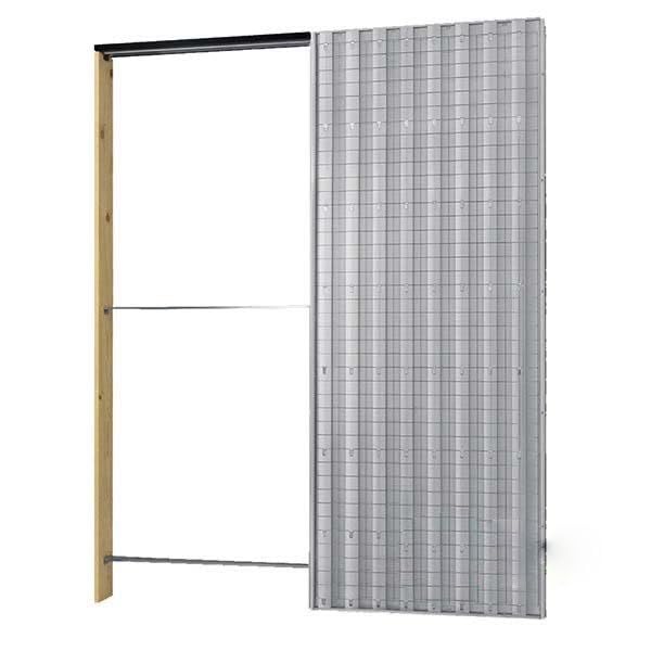 CONTROTELAIO PER PORTA SCORREVOLE INTERNO MURO INTONACO 105 MM ATHENA LINE SERVICES SRLS (80X200)