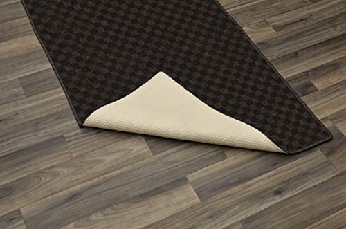 Garland Rug Medallion 3-Feet By 12-Feet Area Rug Large Runner Chocolate #TOP2