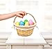Oypeip Easter Basket, Nature Easter Baskets for Kids, Large Wicker Easter Basket Empty with Handle, Basket Tags, Woven Rope Egg Easter Baskets for Boys Girls Babies Toddler Infant, Picnic Basket