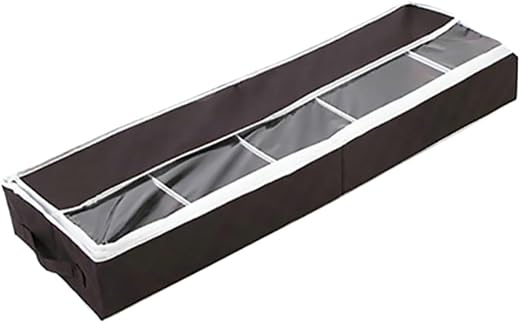 PRETYZOOM Top Portable Shoe Storage Box Foldable Organizer for Closet Stackable Non-woven Shoe Case for Home and Dorm
