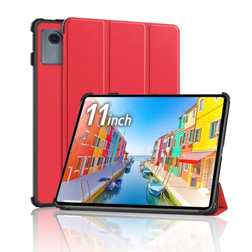 (2025����)For Lenovo TAB8 / Idea Tab ZAFR0387JP / Tab K11 Gen 2�^�u���b�g�P�[�X�yHNWEIWEI �z 360°�S�ʕی� 11 �C���` �O�܃X�^���h�����p���� PU���U�[�O�� ���n�}�C�N���t�@�C�o