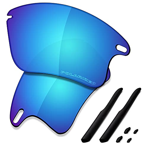 Image of SAUCER Premium Replacement Lenses & Rubber Kits for Oakley Fast Jacket XL OO9156 | Fast Jacket XL Low Bridge Fit Sunglasses