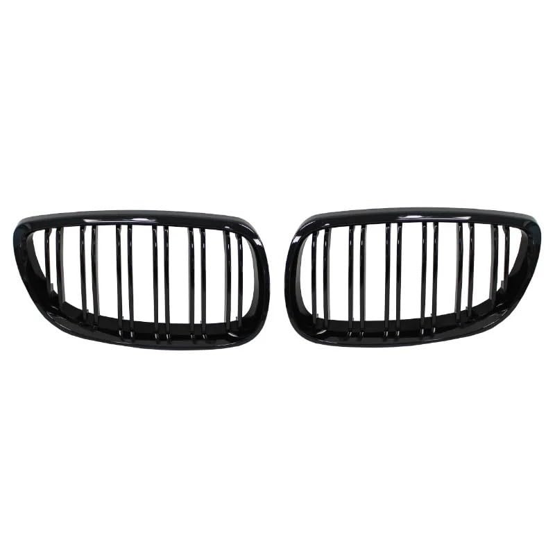 Rejillas de riñón negro brillante con acabado premium para M3 E92 E93