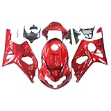 DFMT ABS Injection Fairing Kit Fit for Suzuki GSXR1000 2000-2002 GSX-R1000 K1 2000 2001 2002 gsxr 1000 01 02 Plastic Bodywork Motorcycle Cowling Set - Red