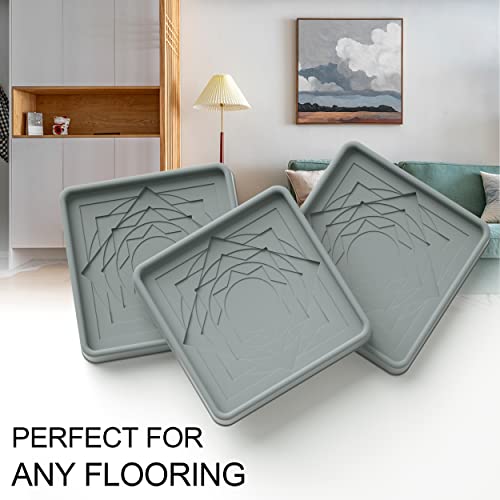 Furniture Coasters,8 Pcs 3” Furniture Caster Cups - Non Slip Furniture Pads Hardwoods Floors - Non Skid Furniture Grippers, Rubber Furniture Feet, Anti Slide Floor Protector For Bed Couch Stoppers #TOP1