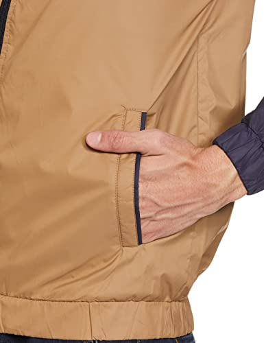 Image of Dennis Lingo Polyester Regular Fit Full Sleeves Men's Color Block Shell Jacket with 2 Pockets - Casual Winterwear for Men