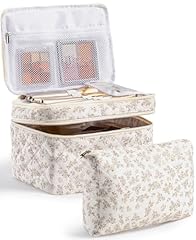 2PCS-Quilted Makeup Bag 1