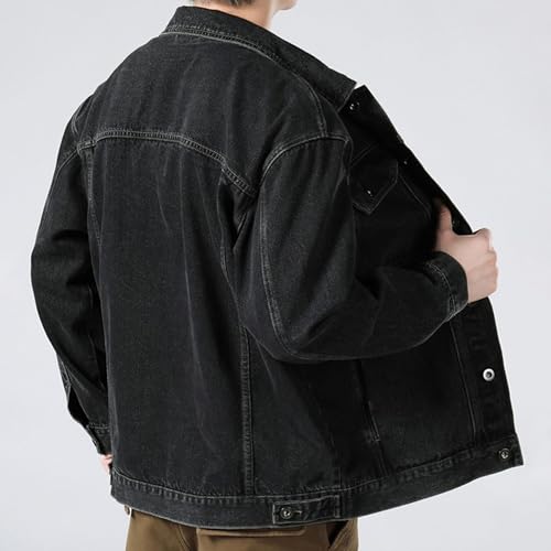 Chaqueta vaquera casual para hombre estilo vintage miniatura 3