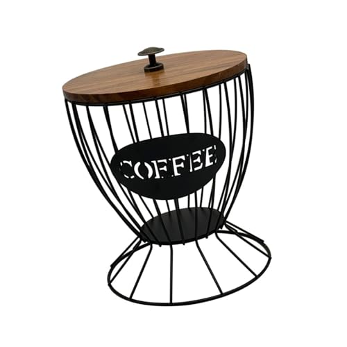 Tsophreniq Estante Resistente para cápsulas de café con, Soporte Moderno, Estante de Almacenamiento de Metal, organizadores de Soporte de exhibición multifuncionales