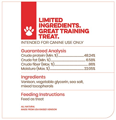 Scout & Zoe's Venison Dog Jerky Treat | Usa Sourced All Natural Venison Jerky Pet Chew | High In Protein - 6 Ounce #TOP22