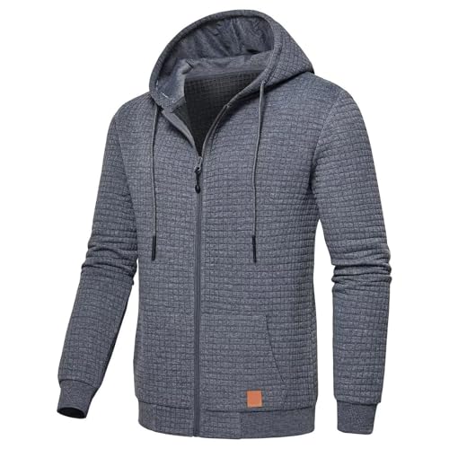 Pull à capuche homme chaud avec grandes poches et manches longues