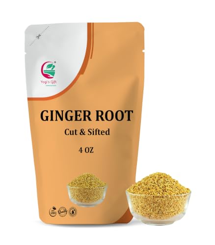 Yogi's Gift® Dried Ginger Root 4 oz | Cut & Sifted Ginger Root Pieces