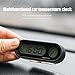 spier 2 en 1 reloj de coche termómetro, reloj de salpicadero de...