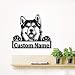 Imagen de zouwii Personalizado Nombre Personalizado Perro Husky Siberiano Letrero de Metal Arte