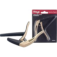 Classic professional quality quick release trigger type capo - Easy to move Flat - suitable for Classic Guitar Imitation light wood finish Silicon rubber pads to hold strings firmly whilst protecting your guitar Spring loaded mechanism with easy grip