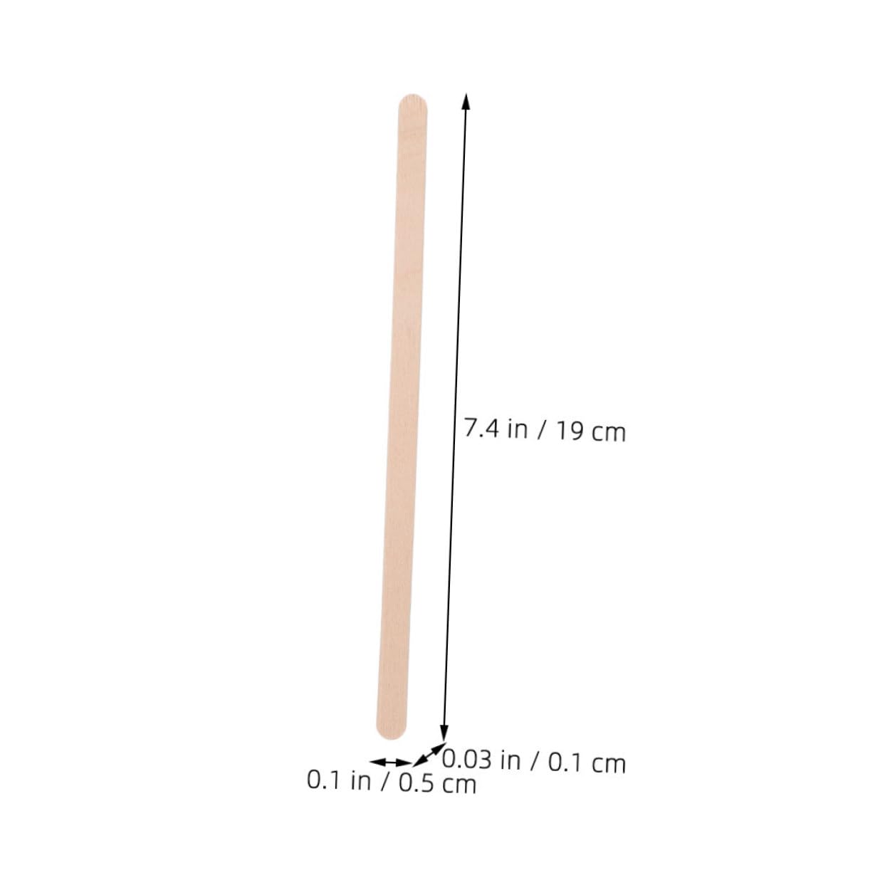 Angoily Sophistication to Your Morning: 500pcs Heat-resistant Wooden Stirrer for Coffee Beverages