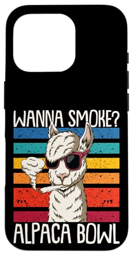Alpaca Gifts - Wanna Smoke Alpaca Bowl �X�}�z�P�[�X iPhone 16 Pro �p