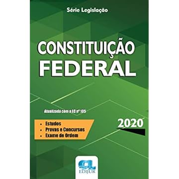 Capa do livro Constituição Federal - Série Legislação 2020