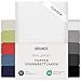 Produktbild Dreamzie Premium Topper Spannbettlaken 140x200 cm - 160x200 cm - extra niedriger Seitenhöhe - für Topper - Topperauflage - Spannbetttuch Jersey Baumwolle, 150 g/m² - Oeko-TEX - Weiß