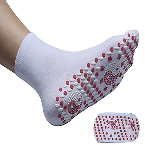 JIYAN 1 Pair Self-Heating Shaping Socks, Slimming Health Sock, Foot Massage Thermotherapeutic Sock
