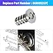 Bledtax Camshaft Bridge Bracket Bushes Compatible with Golf Jetta Passat A3 A4 A5 1.8/2.0T with Engine Camshaft Control Valve Solenoid Valve Adjuster Magnet 06H103144J 06H109257C 06L109259A