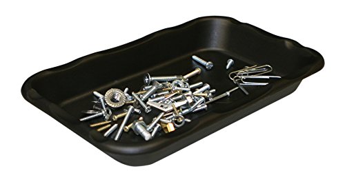 Performance Tool W1285 Large Magnetic Nut & Bolt Tray For Garages And Workshops, Black, 6" X 10" #TOP1