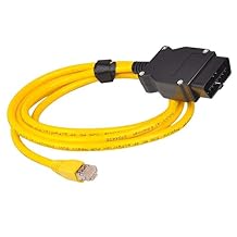 Ethernet 6.6ft/2M OBD Cable RJ45 Interface Cable for BMW E-SYS ICOM Coding Diagnostics F-Series