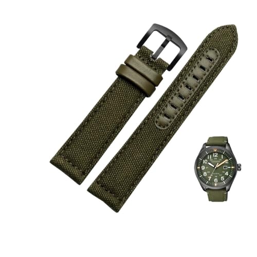 Bracelet montre en toile de nylon de qualité supérieure pour Seiko et Citizen