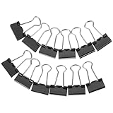 Pince à reliure en métal : grâce à sa grande capacité, cette pince à documents peut contenir vos documents du quotidien, ce qui en fait un accessoire pratique et indispensable à votre bureau