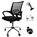 Produktbild Cepewa Bürostuhl ergonomisch mit Lendenwirbelstütze | Schreibtischstuhl mit Armlehnen und Wippfunktion | Computerstuhl mit Neigefunktion und Höhenverstellung (schwarz)
