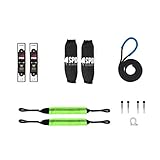  SPIDER SLACKLINE - Placa de Pared Slackline - Kit de Interior (2X Placas Individuales)