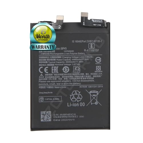 Image of Original BP45 Battery for Redmi 12 pro (4600mAH) Battery with 6 Month Warranty **** (CC39)