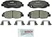 Bosch BC465A QuietCast Premium Ceramic Disc Brake Pad Set For: Acura EL; Honda Civic, Front