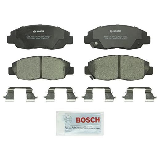BOSCH BC465A QuietCast Premium Ceramic Disc Brake Pad Set - Compatible with Select Acura EL; Honda Civic; FRONT