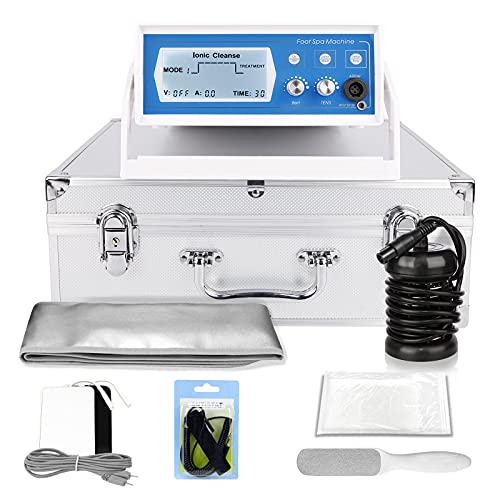 Boeetech Upagarded Ionic Foot Spa Detox Machine, 3 in 1 Ion Cleanse Foot Spa Machine with Large Screen, One File for Home USE