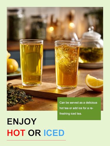 Image of TeeLux Lemon Green Tea Bags, Refreshing & Smooth Taste, 100 Count
