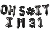 Oh I’m 31! Latex Balloons 16 Inch Black Hallo Twenty Five Cheers to 31 Years Old Theme Decor for Man Woman Happy 31st Birthday Party Photo Studio Prop Flag Decorations Favors Supplies