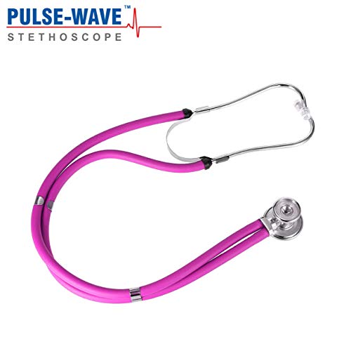 Image of Pulse-Wave Rappaport Dual Tube Stethoscope - Dual Head (Pink)