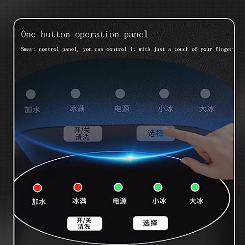Máquina para hacer hielo portátil GORTTYEO 33 lb miniatura 5