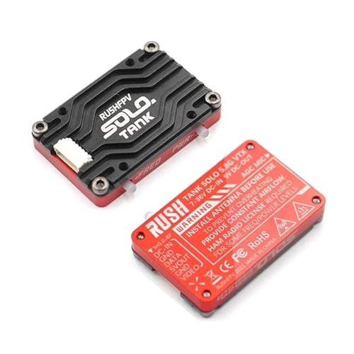 RUSH Solo Tank 5.8G VTX �r�f�I�g�����X�~�b�^�[�ƌ݊������� CNC �V�F�� 1.6W �n�C�p���[�����}�C�N���M�\�� RC FPV �ƌ݊�������