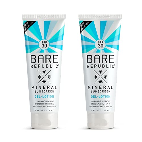 Bare Republic Mineral SPF 30 Body Sunscreen Gel-Lotion - 2PACK