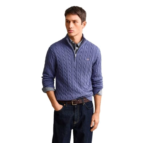 GANT Cotton Cable Half Zip – Ansicht 1