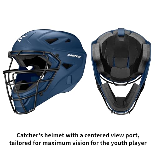 Image of Easton | Black Magic 3.0 Youth Baseball Catcher Gear Set | Helmet, Chest Protector & Leg Guards | Multiple Sizes /Colors