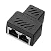 SANOXY RJ45 Splitter Adapter 1 to 2 Way CAT 7 6 5 LAN Ethernet Cable Connector (1 to 2 Way Adapter)