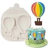 QDMOLDS Silikonform für Heißluftballons, Heißluftballon, Fondant, Formen für...
