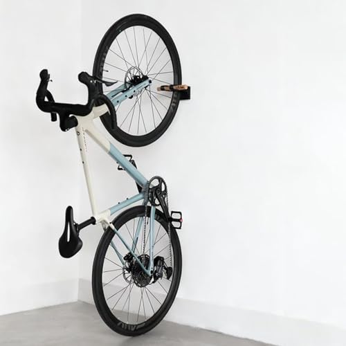 Support mural pour vélo en fer robuste compatible VTT et route - 2